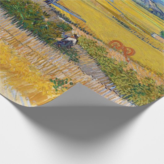 Vincent van Gogh - Harvest in La Crau Cadeaupapier (Hoek)