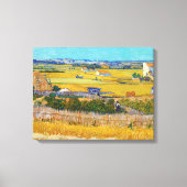 Vincent van Gogh - Harvest in La Crau Canvas Afdruk (Voorkant)