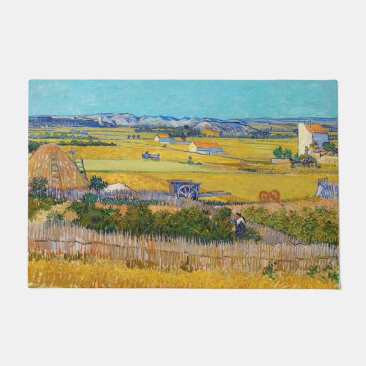Vincent van Gogh - Harvest in La Crau Deurmat (Voorkant)
