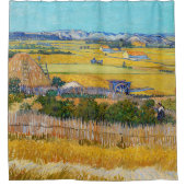 Vincent van Gogh - Harvest in La Crau Douchegordijn (Voorkant)