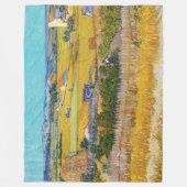 Vincent van Gogh - Harvest in La Crau Fleece Deken (Voorkant)