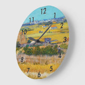 Vincent van Gogh - Harvest in La Crau Grote Klok (Hoek)