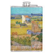 Vincent van Gogh - Harvest in La Crau Heupfles (Achterkant)