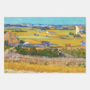Vincent van Gogh - Harvest in La Crau Inpakpapier Vel