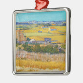 Vincent van Gogh - Harvest in La Crau Metalen Ornament (Links)