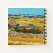Vincent van Gogh - Harvest in La Crau Notitieboek (Achterkant)