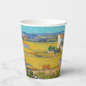 Vincent van Gogh - Harvest in La Crau Papieren Bekers (Achterkant)