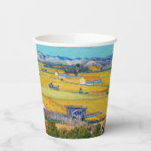 Vincent van Gogh - Harvest in La Crau Papieren Bekers (Links)