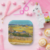 Vincent van Gogh - Harvest in La Crau Papieren Bordje (Feest)