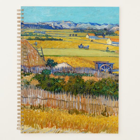 Vincent van Gogh - Harvest in La Crau Planner (Voorkant)