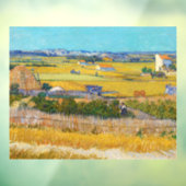 Vincent van Gogh - Harvest in La Crau Raamsticker (Vel 3)