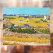Vincent van Gogh - Harvest in La Crau Raamsticker (Vel 2)