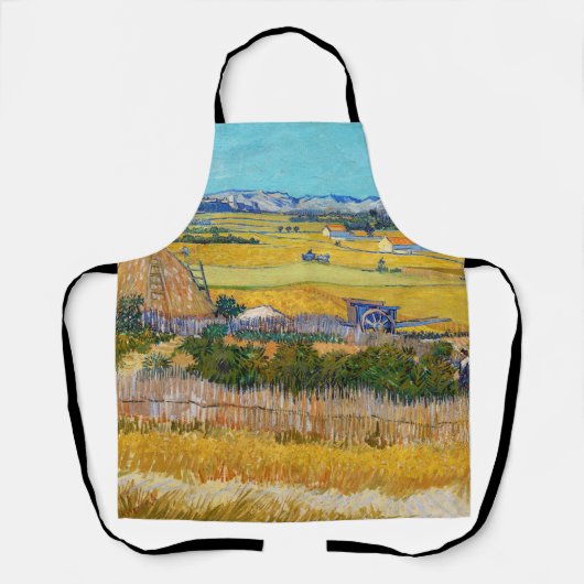 Vincent van Gogh - Harvest in La Crau Schort (Voorkant)