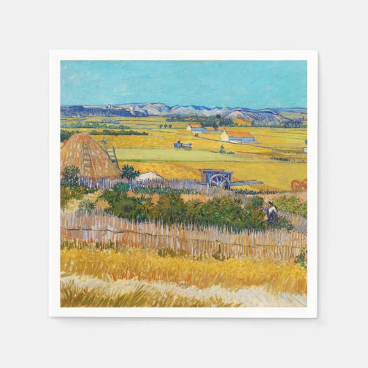 Vincent van Gogh - Harvest in La Crau Servet (Voorkant)