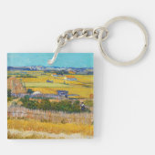 Vincent van Gogh - Harvest in La Crau Sleutelhanger (Achterkant)