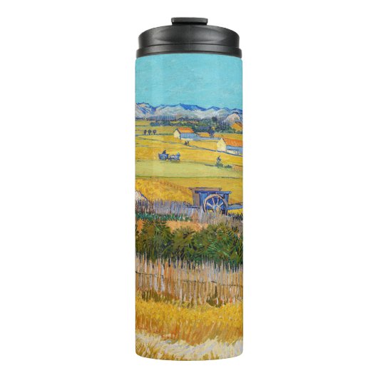 Vincent van Gogh - Harvest in La Crau Thermosbeker (Voorkant)