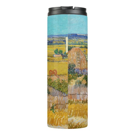Vincent van Gogh - Harvest in La Crau Thermosbeker (Achterkant)