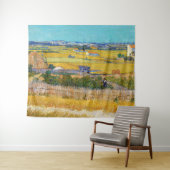 Vincent van Gogh - Harvest in La Crau Wandkleed (In Situ (horizontaal))