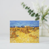 Vincent van Gogh - Harvest in Provence Briefkaart (Staand voorkant)