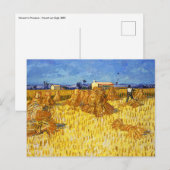 Vincent van Gogh - Harvest in Provence Briefkaart (Voorkant / Achterkant)