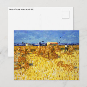 Vincent van Gogh - Harvest in Provence Briefkaart