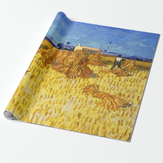 Vincent van Gogh - Harvest in Provence Cadeaupapier (Uitgerold)