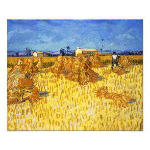 Vincent van Gogh - Harvest in Provence Foto Afdruk