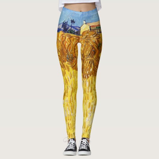Vincent van Gogh - Harvest in Provence Leggings (Voorkant)