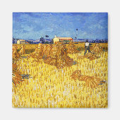Vincent van Gogh - Harvest in Provence Magneet (Voorkant)