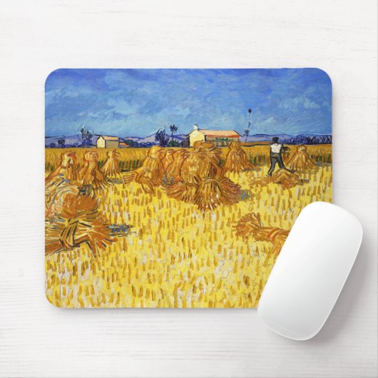 Vincent van Gogh - Harvest in Provence Muismat (Met muis)