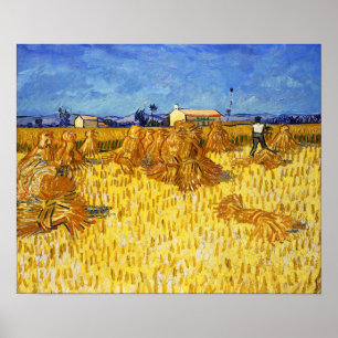Vincent van Gogh - Harvest in Provence Poster