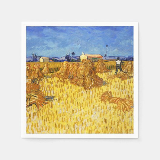 Vincent van Gogh - Harvest in Provence Servet (Voorkant)