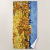 Vincent van Gogh - Harvest in Provence Strandlaken (Voorkant)