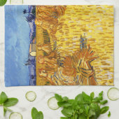 Vincent van Gogh - Harvest in Provence Theedoek (Gevouwen)