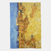 Vincent van Gogh - Harvest in Provence Theedoek (Verticaal)