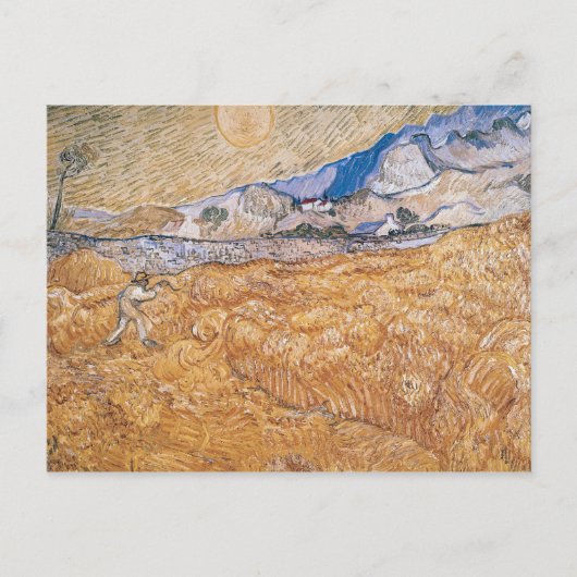 Vincent van Gogh | Harvester Briefkaart (Voorkant)
