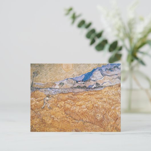 Vincent van Gogh | Harvester Briefkaart (Staand voorkant)