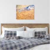 Vincent van Gogh | Harvester Canvas Afdruk (Insitu (Slaapkamer))