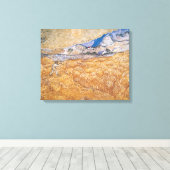Vincent van Gogh | Harvester Canvas Afdruk (Insitu (Houten vloer))