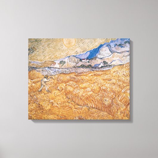 Vincent van Gogh | Harvester Canvas Afdruk (Voorkant)