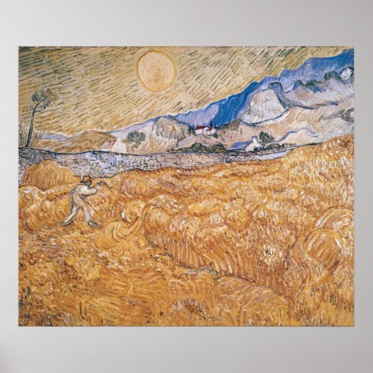 Vincent van Gogh | Harvester Poster (Voorkant)