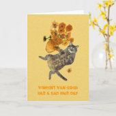 Vincent van Gogh heeft een slechte haardag Kaart (Gele Bloem)