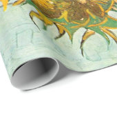 Vincent Van Gogh heeft twaalf zonnebloemen in een  Cadeaupapier (Rol Hoek)