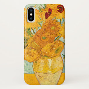 Vincent Van Gogh heeft twaalf zonnebloemen in een  Case-Mate iPhone Case