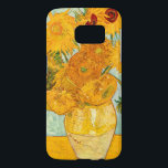 Vincent Van Gogh heeft twaalf zonnebloemen in een  Samsung Galaxy S7 Hoesje<br><div class="desc">Vincent Van Gogh heeft twaalf zonnebloemen in een vase Art Phone Case Case Case Case</div>