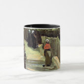 Vincent Van Gogh - Hellend pad in Montmartre Mok (Midden)