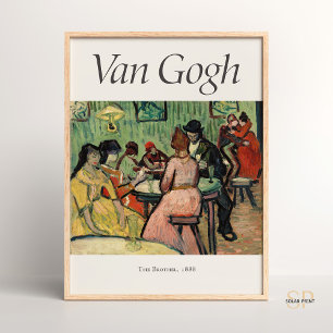 Vincent van Gogh Het bordeel Kunstdruk Vintage Poster