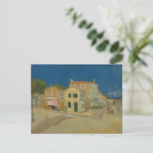 VINCENT VAN GOGH - Het gele huis 1888 Briefkaart (Staand voorkant)