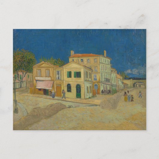 VINCENT VAN GOGH - Het gele huis 1888 Briefkaart (Voorkant)