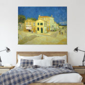 Vincent van Gogh -Het gele huis Canvas Afdruk (Insitu (Slaapkamer))